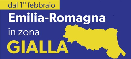 EMILIA ROMAGNA IN FASCIA GIALLA DA LUNEDI  1 FEBBRAIO foto 