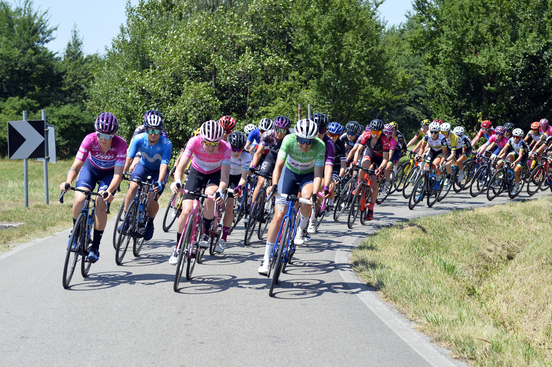 33° GIRO DONNE 2022, Sogliano si prepara al passaggio della 4° tappa. foto 