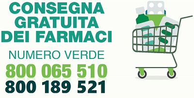 Servizio gratuito di farmaci a domicilio